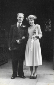 Cliff and Doris on their wedding day