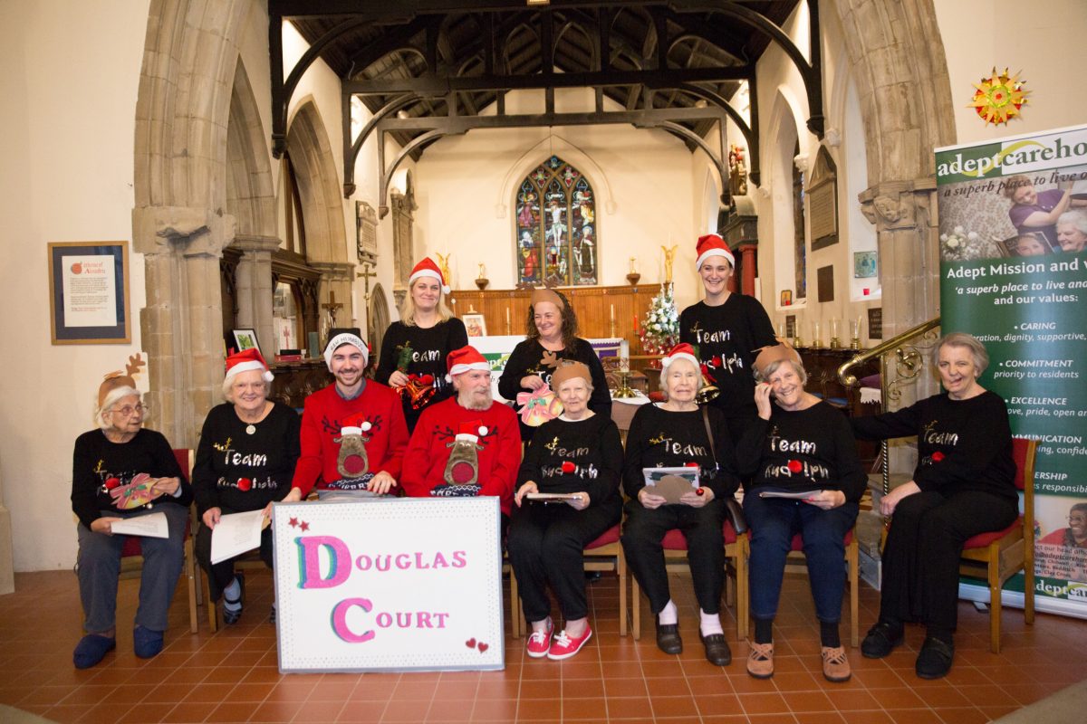 Choral Christmas Delight in Care Home Competition