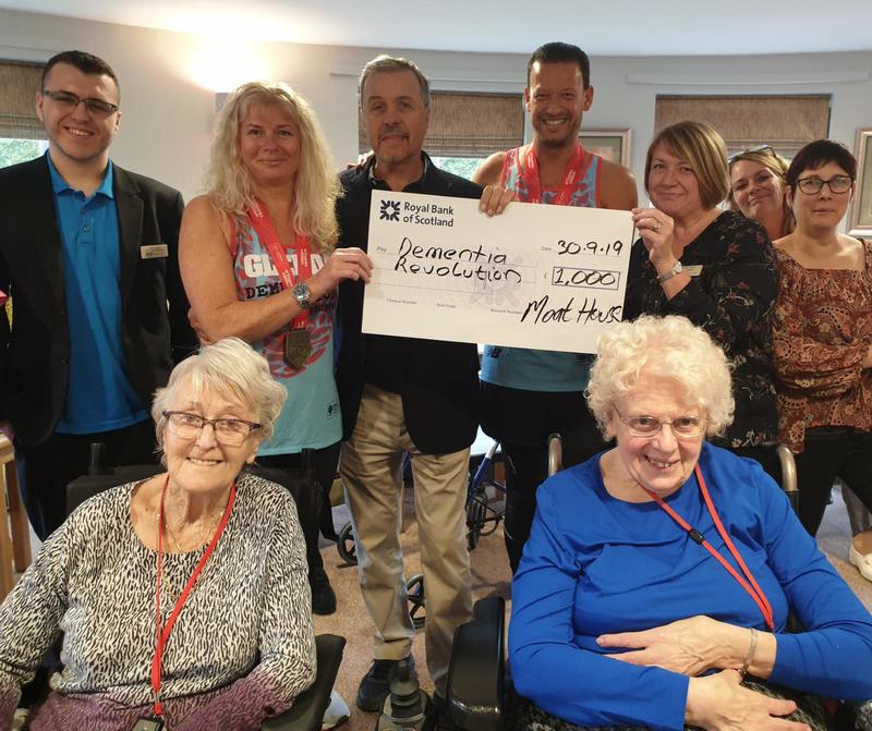Moat House Donates £1000 to Dementia Charity