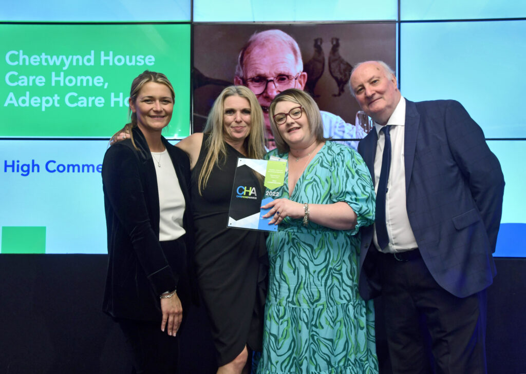 Chetwynd House Care Home Receives Two High Commendations in Prestigious