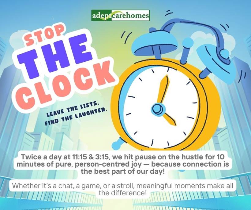 Stop the clock poster