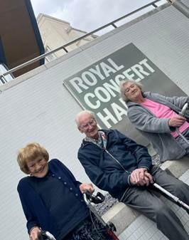 Harrier House Residents Enjoy Theatre Wish Come True