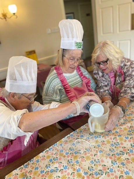Bowood Court Residents Baking in Ready Steady Cook Competition