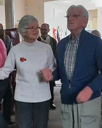 Moat House residents at the singing café in Hinckley