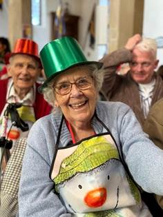 Moat House residents celebrating Best Contemporary Choir win