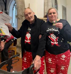 The Old Vicarage celebrating win