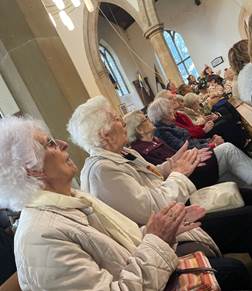 Chetwynd House Residents Singing at Adept's Annual Choir Competition
