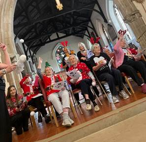 Chetwynd House Residents Singing at Adept's Annual Choir Competition