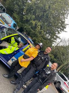 PC Joyce Reports for duty at Moat House's professional breakfast