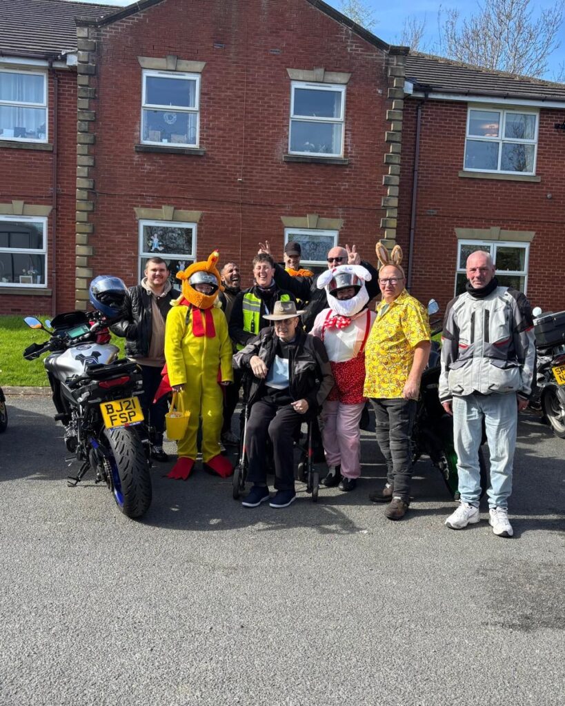 Bikers bring joy to residents at Bowood Court