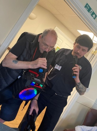 Karaoke with the firemen 