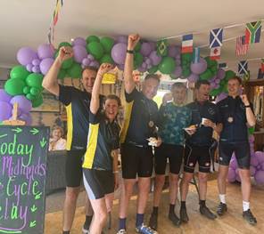 Chetwynd House hosts East Midlands Leg of Great British Cycle Relay 2026