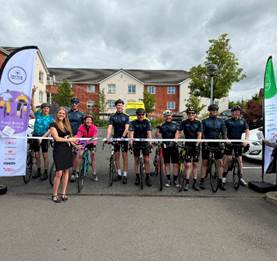 Chetwynd House hosts East Midlands Leg of Great British Cycle Relay 2026